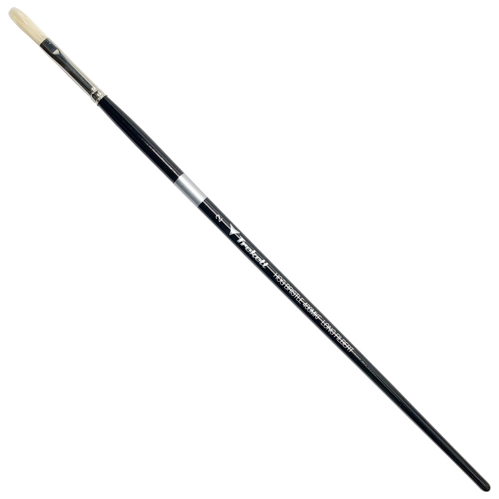 Trekell Chungking Hog Bristle Brush Series 400MKF Long Filbert #2