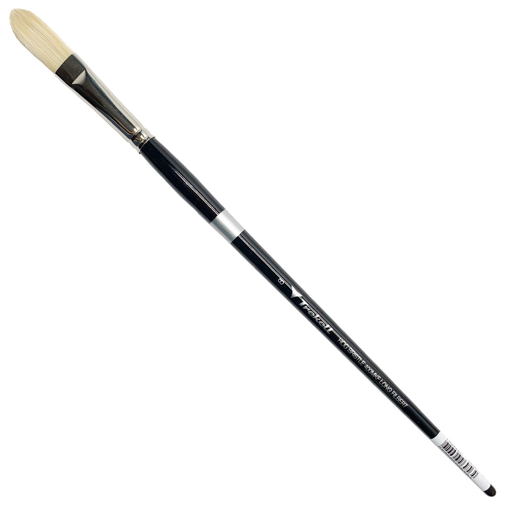 Trekell Chungking Hog Bristle Brush Series 400MKF Long Filbert #8