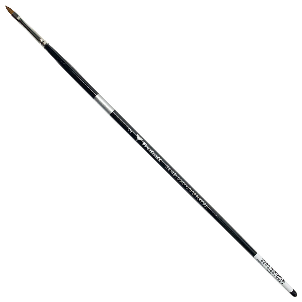 Trekell Sienna Synthetic Sable Brush Series 5640 Cat's Tongue #2