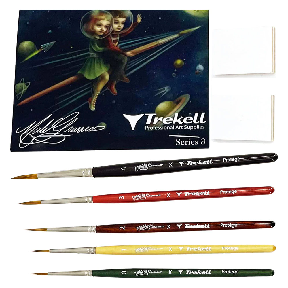 Trekell Acrylic Brush Set - Professional Brushes for Acrylic Painting