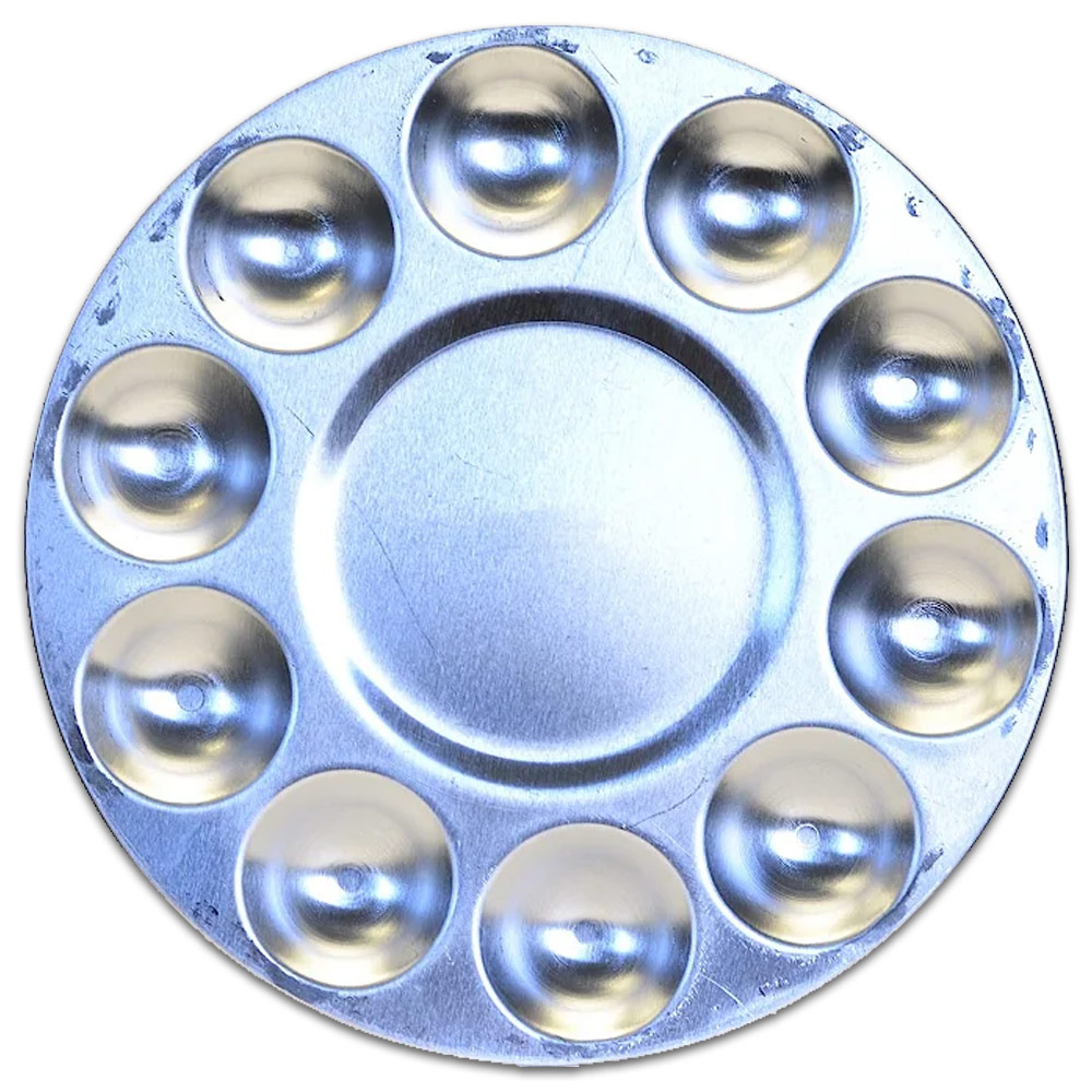Testrite Aluminum Mixing Tray 10-Well