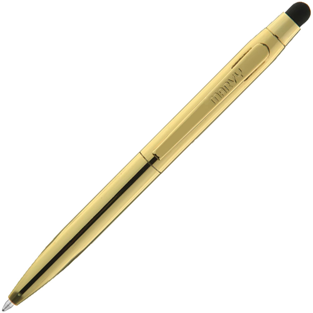 Marvy Uchida St Tropez Petite 2-in-1 Stylus Ballpoint Pen Gold