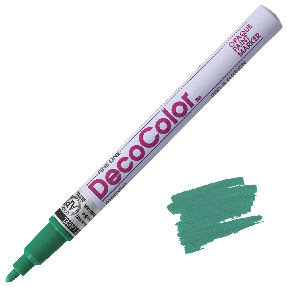 Marvy Uchida DecoColor Paint Marker Fine Green