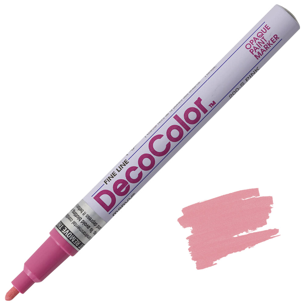 Marvy Uchida DecoColor Paint Marker Fine Pink