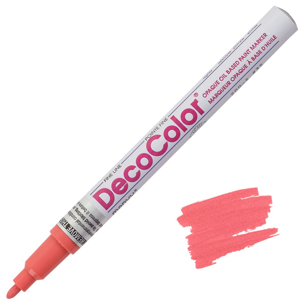 Marvy Uchida DecoColor Paint Marker Fine Coral Pink