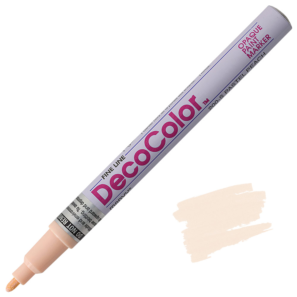 Marvy Uchida DecoColor Paint Marker Fine Pastel Peach