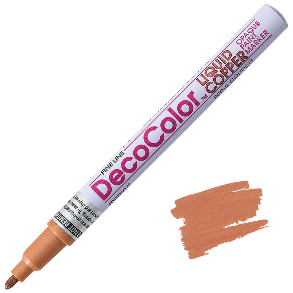 Marvy Uchida DecoColor Paint Marker Fine Copper