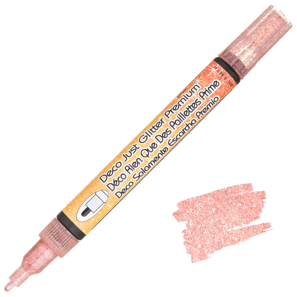 Marvy Uchida Deco Just Glitter Premium Pen Red