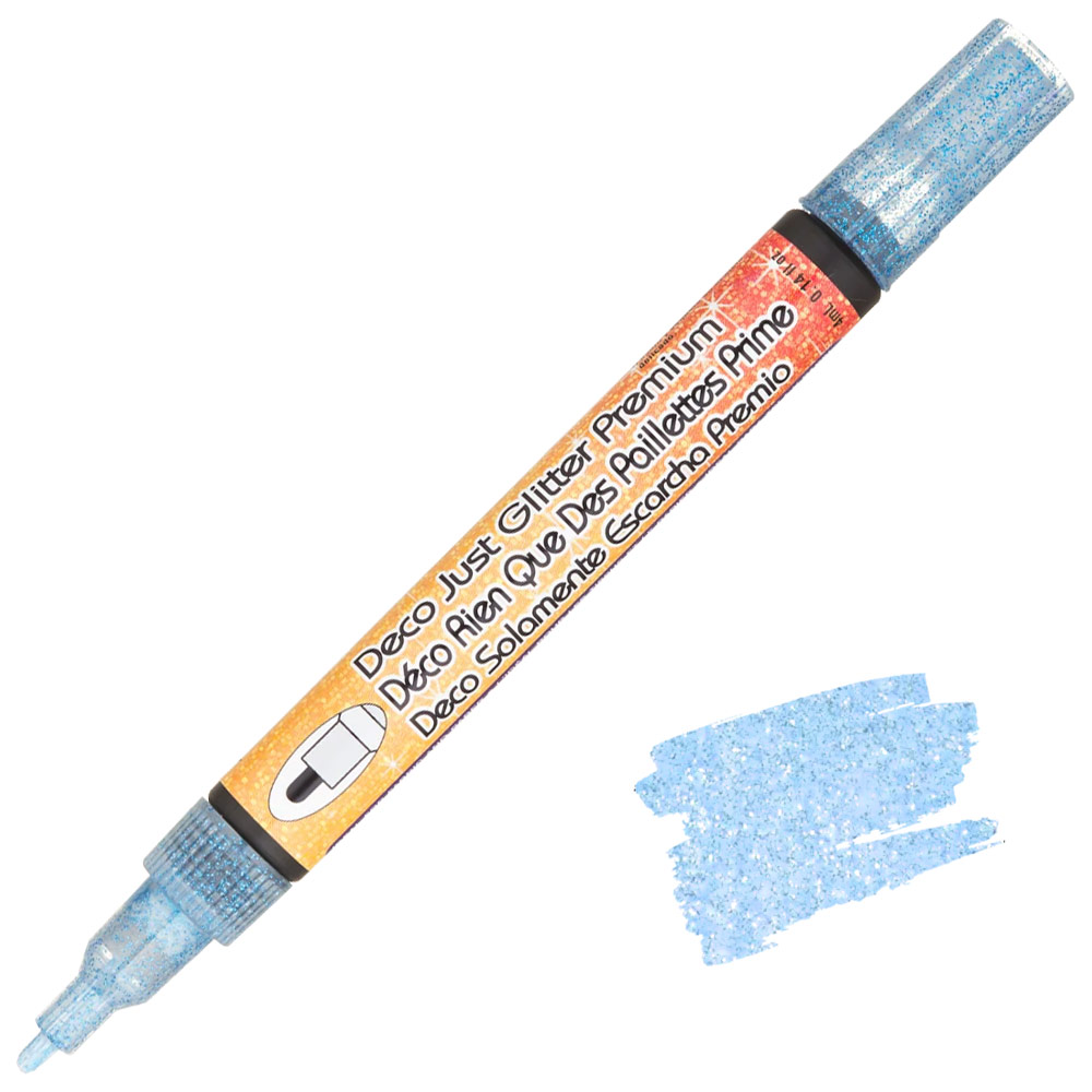 Marvy Uchida Deco Just Glitter Premium Pen Blue