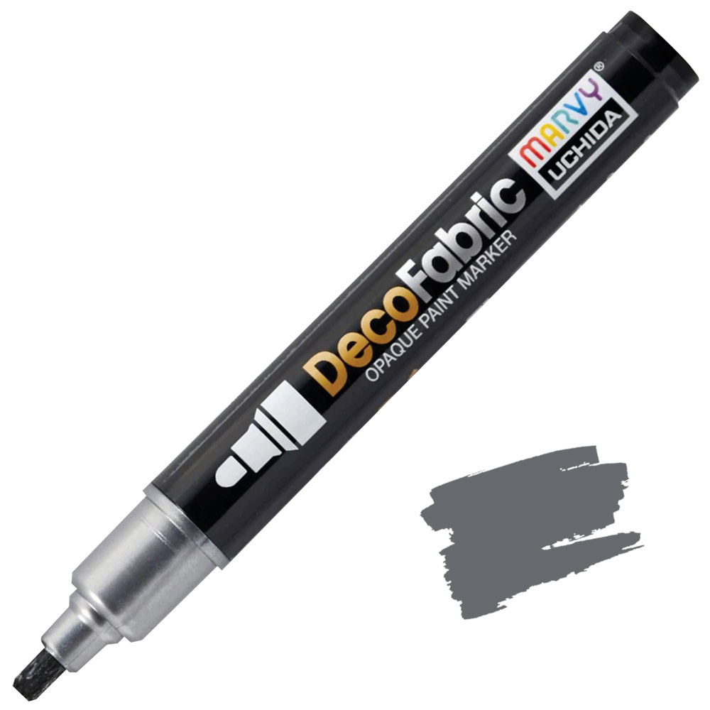 Marvy Uchida DecoFabric Opaque Paint Marker Pearl Black