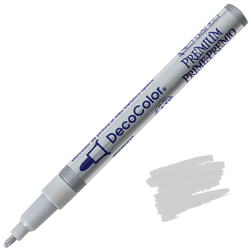 Marvy Uchida DecoColor Paint Marker Premium Fine Silver