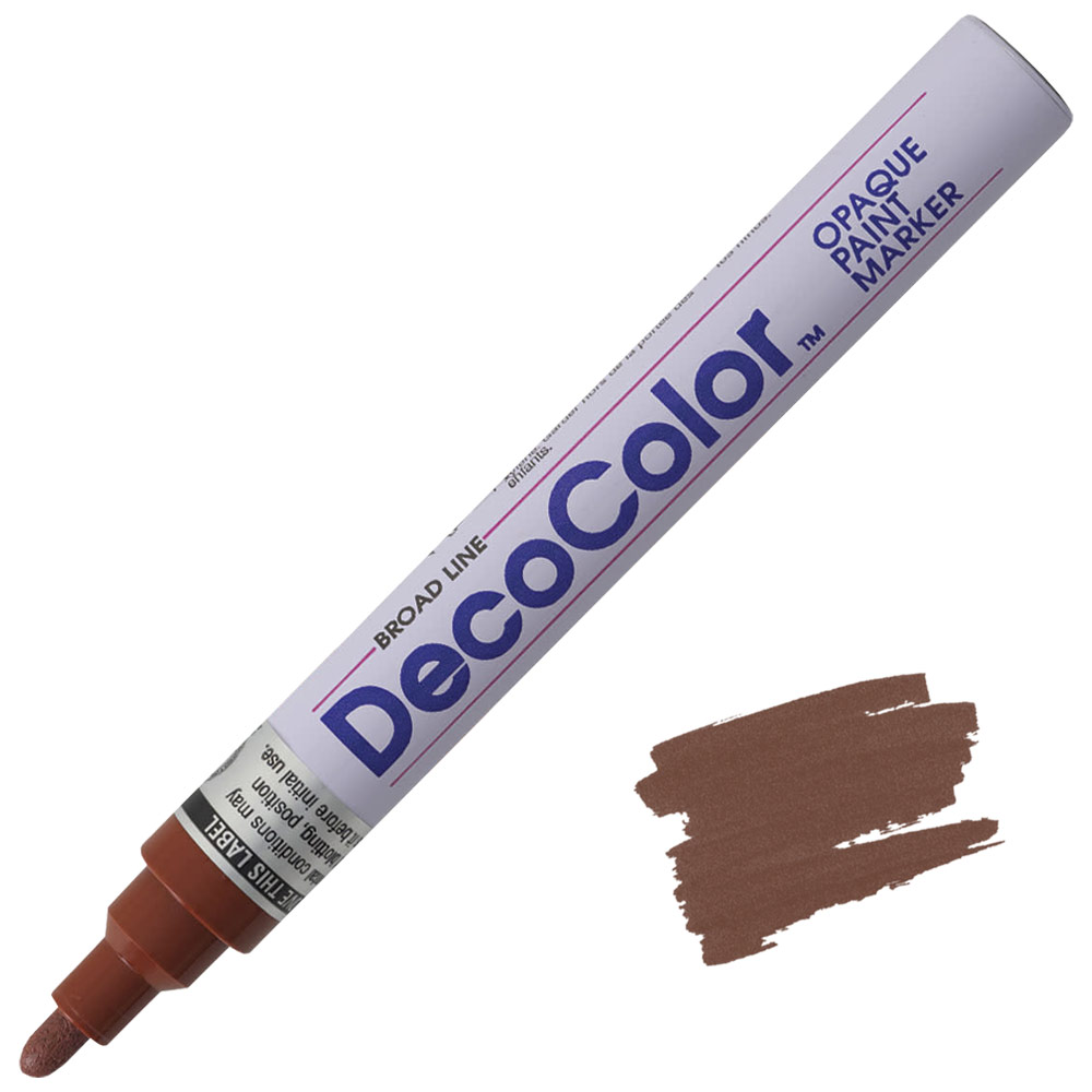 Marvy Uchida DecoColor Paint Marker Broad Brown
