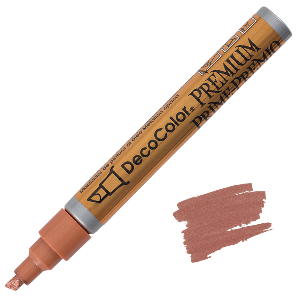 Marvy Uchida DecoColor Premium Paint Marker Chisel Copper