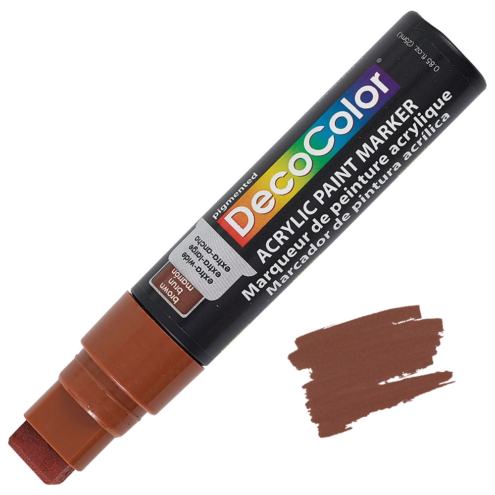 Marvy Uchida DecoColor Acrylic Paint Marker Jumbo Brown
