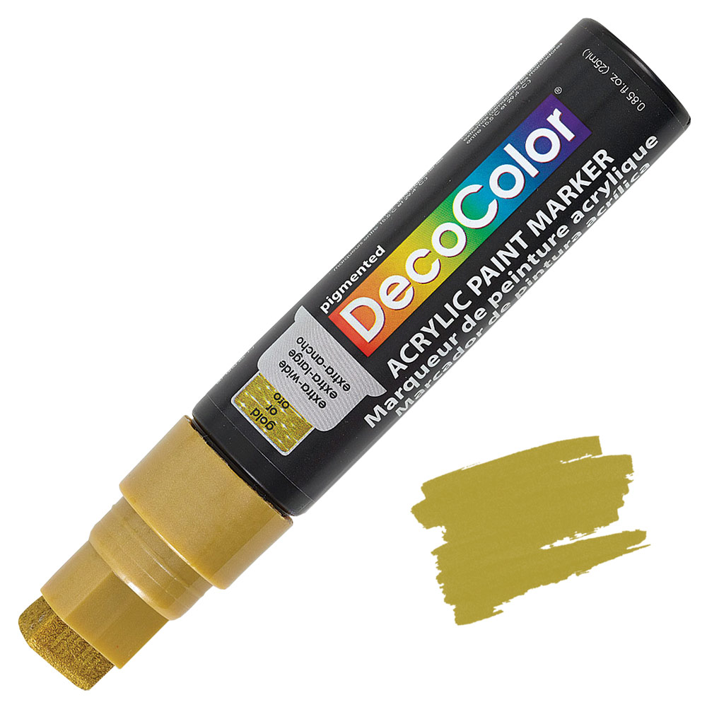 Marvy Uchida DecoColor Acrylic Paint Marker Jumbo Gold
