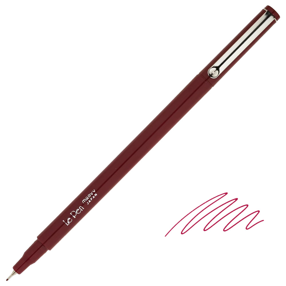 Marvy Uchida Le Pen 0.3mm Burgundy