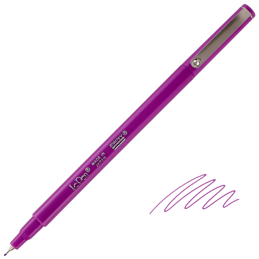 Marvy Uchida Le Pen 0.3mm Fluorescent Violet