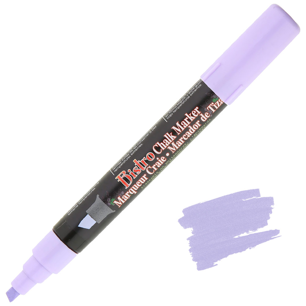 Marvy Uchida Bistro Chalk Marker Chisel Pale Violet