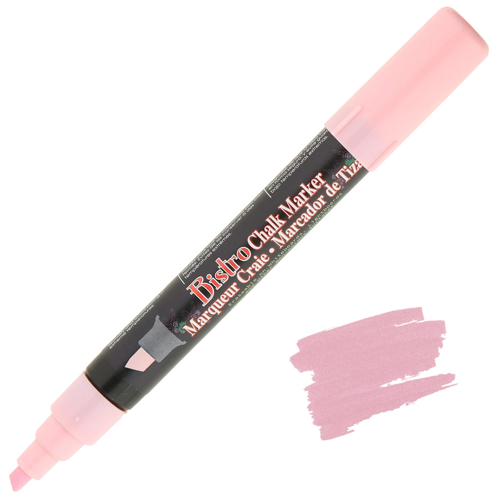 Marvy Uchida Bistro Chalk Marker Chisel Blush Pink