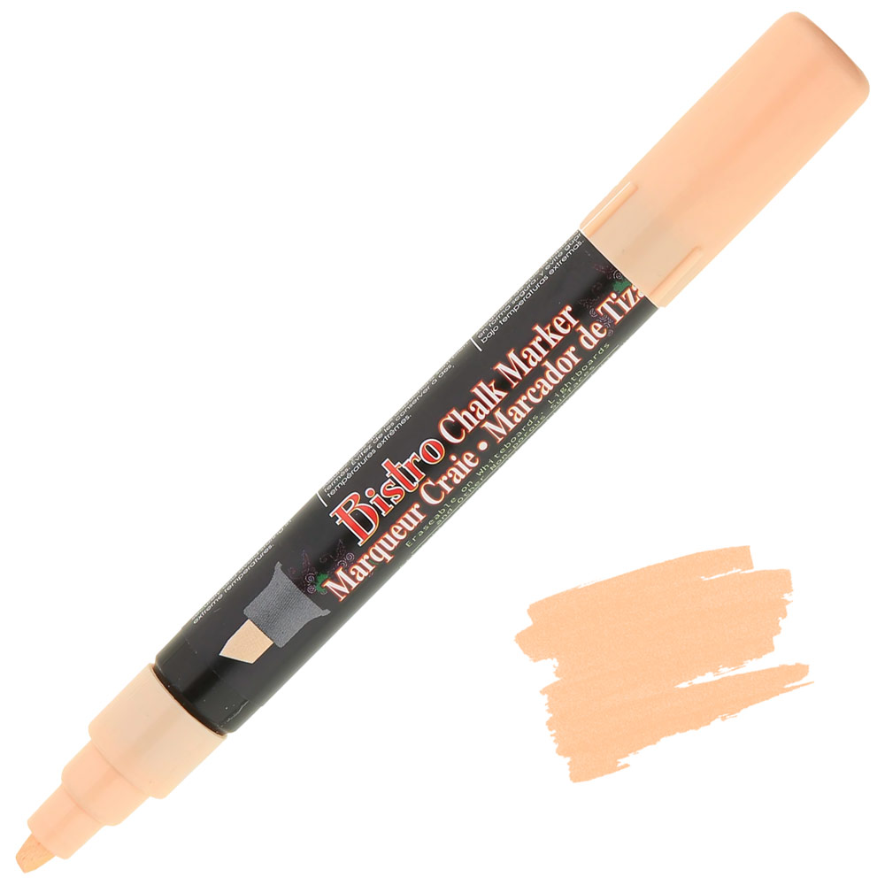 Marvy Uchida Bistro Chalk Marker Chisel Pastel Peach