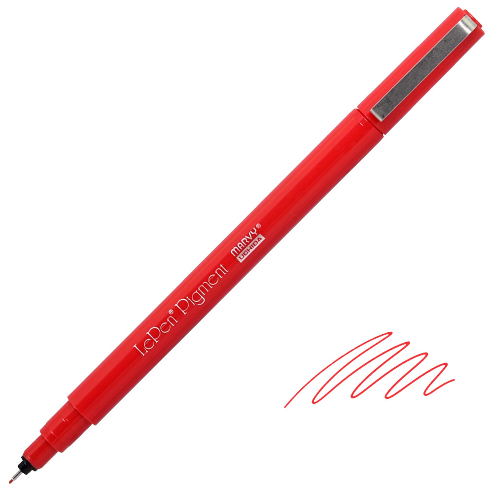 Marvy Uchida Le Pen Pigment Pen 0.3mm Red