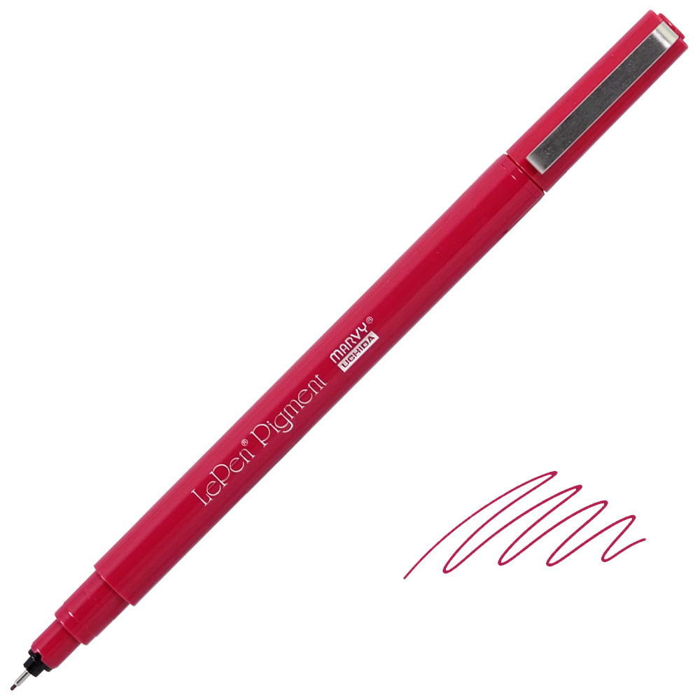 Marvy Uchida Le Pen Pigment Pen 0.3mm Burgundy