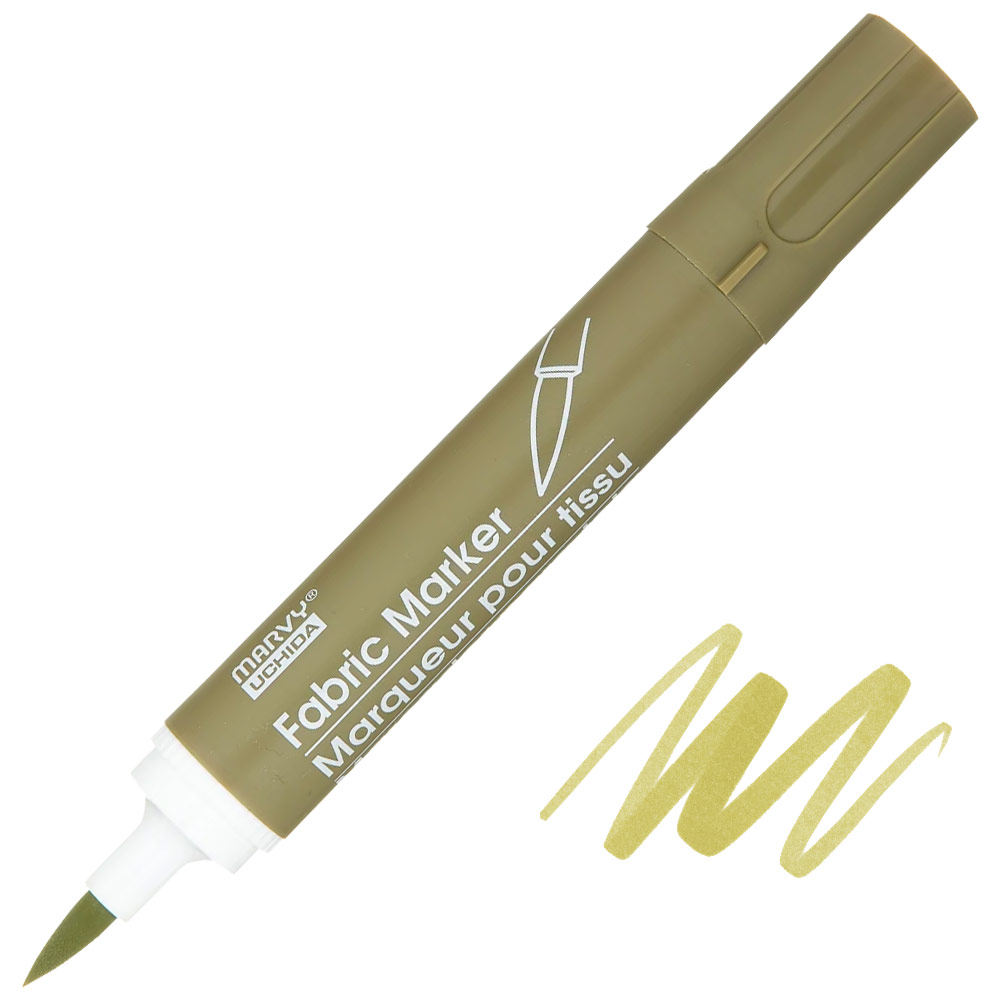 Marvy Uchida Fabric Brush Marker Khaki