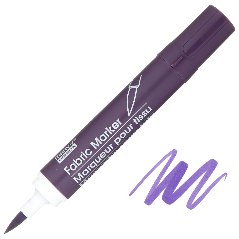 Marvy Uchida Fabric Brush Marker Dark Violet