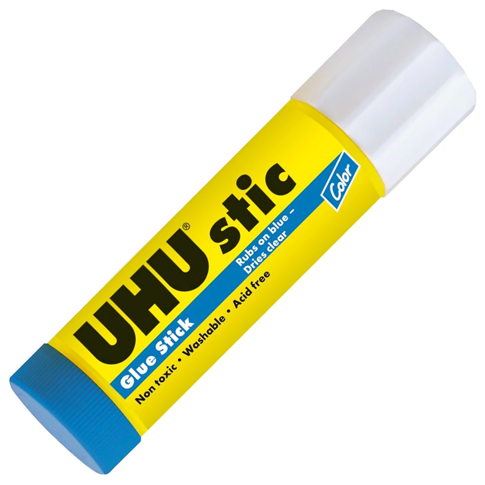 UHU Glue Stick, Large, Clear .74oz - The Art Store/Commercial Art Supply
