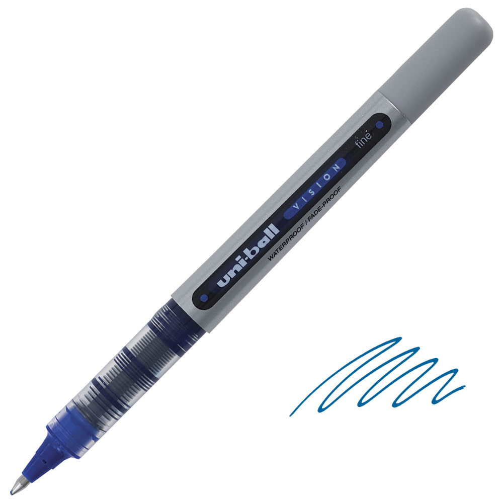Uniball Vision Rollerball Pen 0.7mm Blue