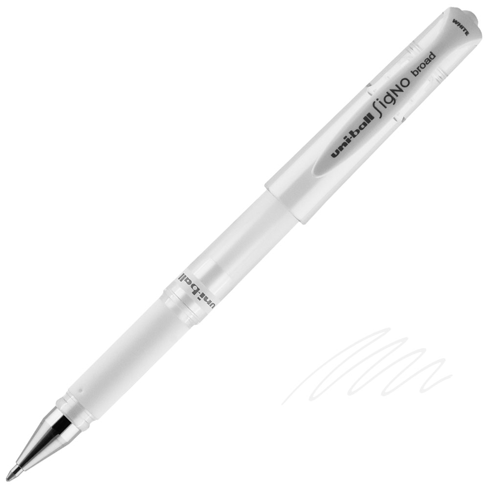 Departments - Uniball Signo Impact Gel Pen 1.0mm White