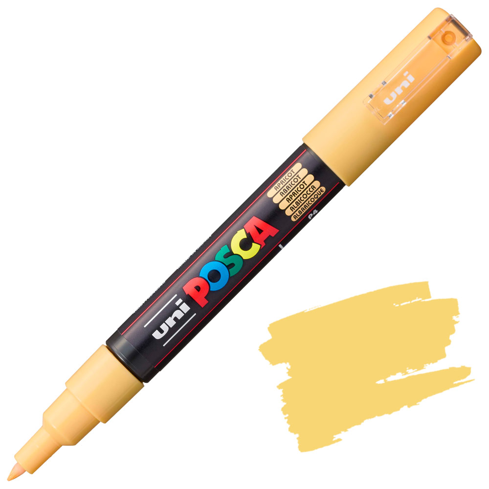 Uni POSCA PC-1M Acrylic Paint Marker Extra Fine 0.7mm Apricot