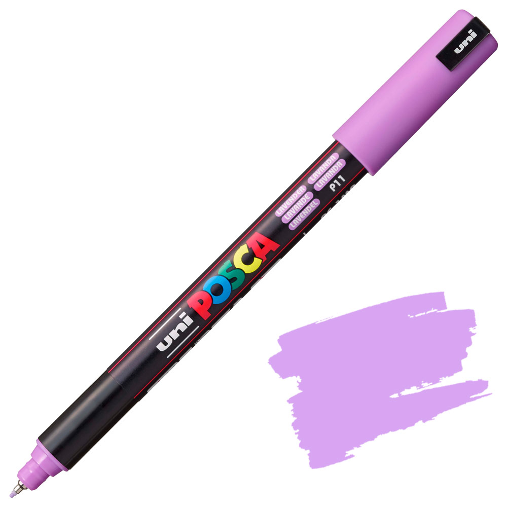 Uni POSCA PC-1MR Metal Tip Acrylic Paint Marker 0.7mm Lavender