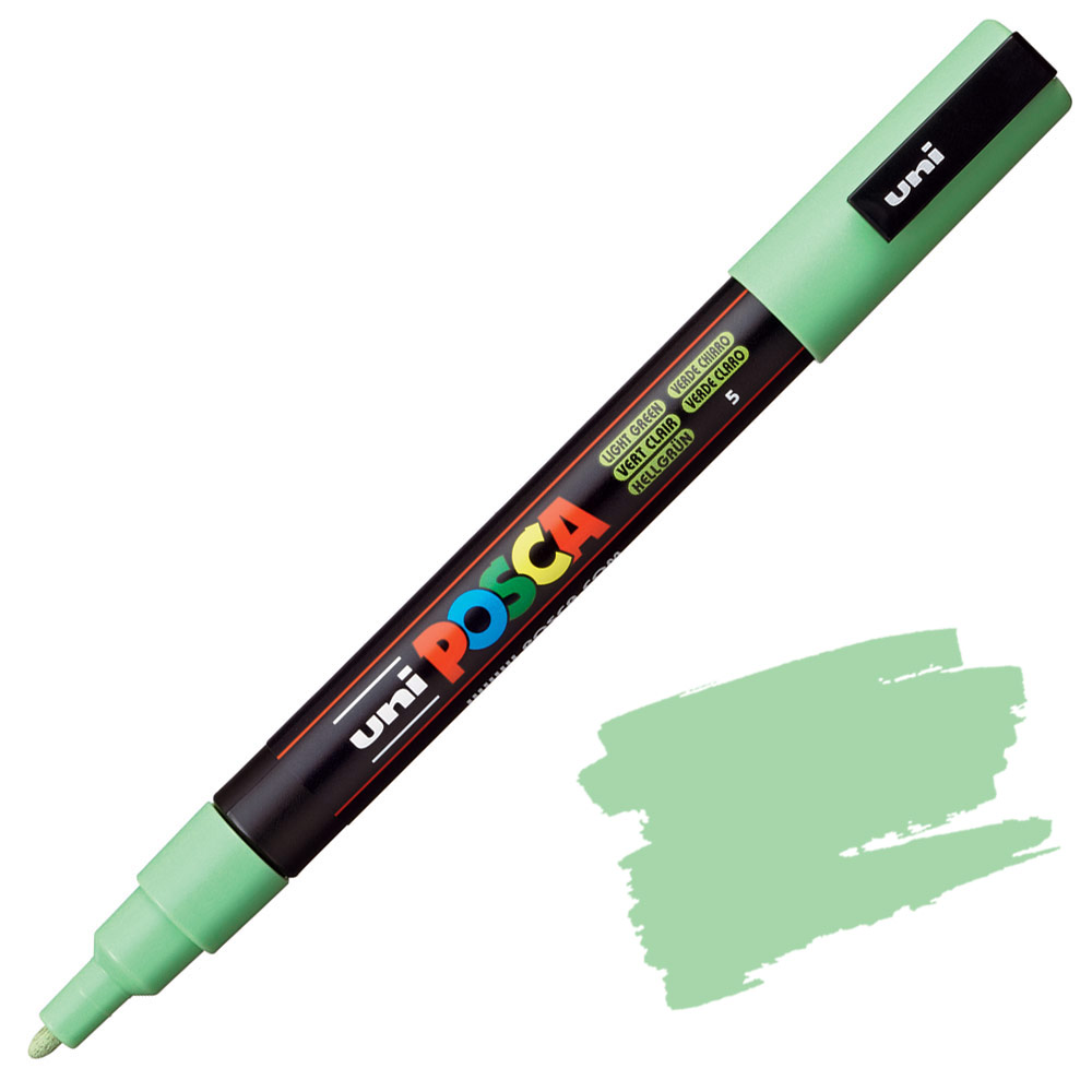 Uni POSCA PC-3M Acrylic Paint Marker Fine Bullet 1.3mm Light Green