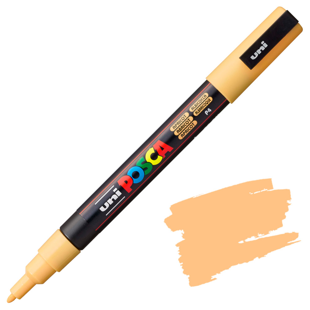 Uni POSCA PC-3M Acrylic Paint Marker Fine Bullet 1.3mm Apricot