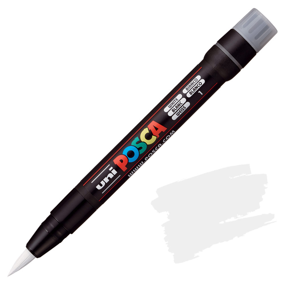Uni POSCA PCF-350 Acrylic Paint Marker Brush White