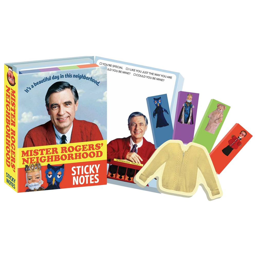 Unemployed Philosophers Guild Sticky Notes Mister Rogers