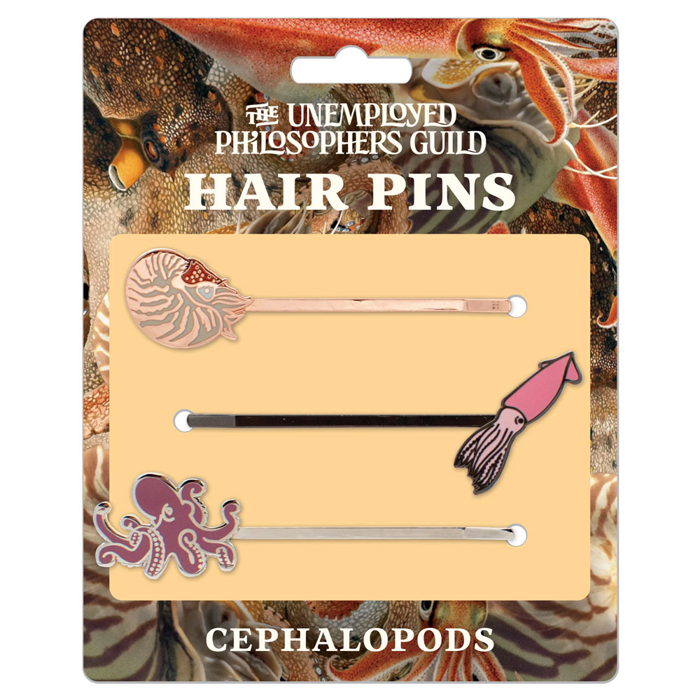 Unemployed Philosophers Guild Hair Pins Cephalopods