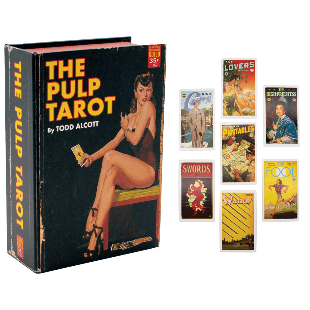 Unemployed Philosophers Guild Pulp Tarot Deck By Todd Alcott