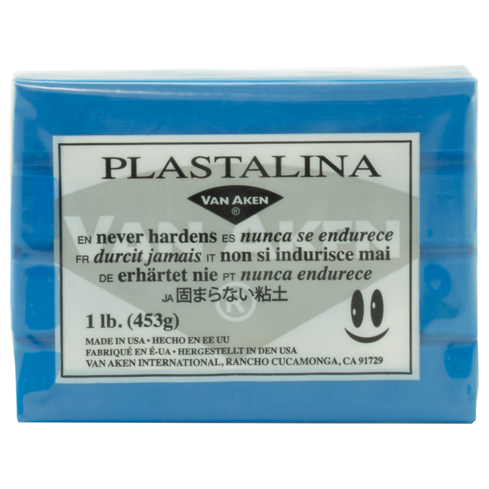 Van Aken Plastalina Non-Hardening Modeling Clay 1lb Turquoise