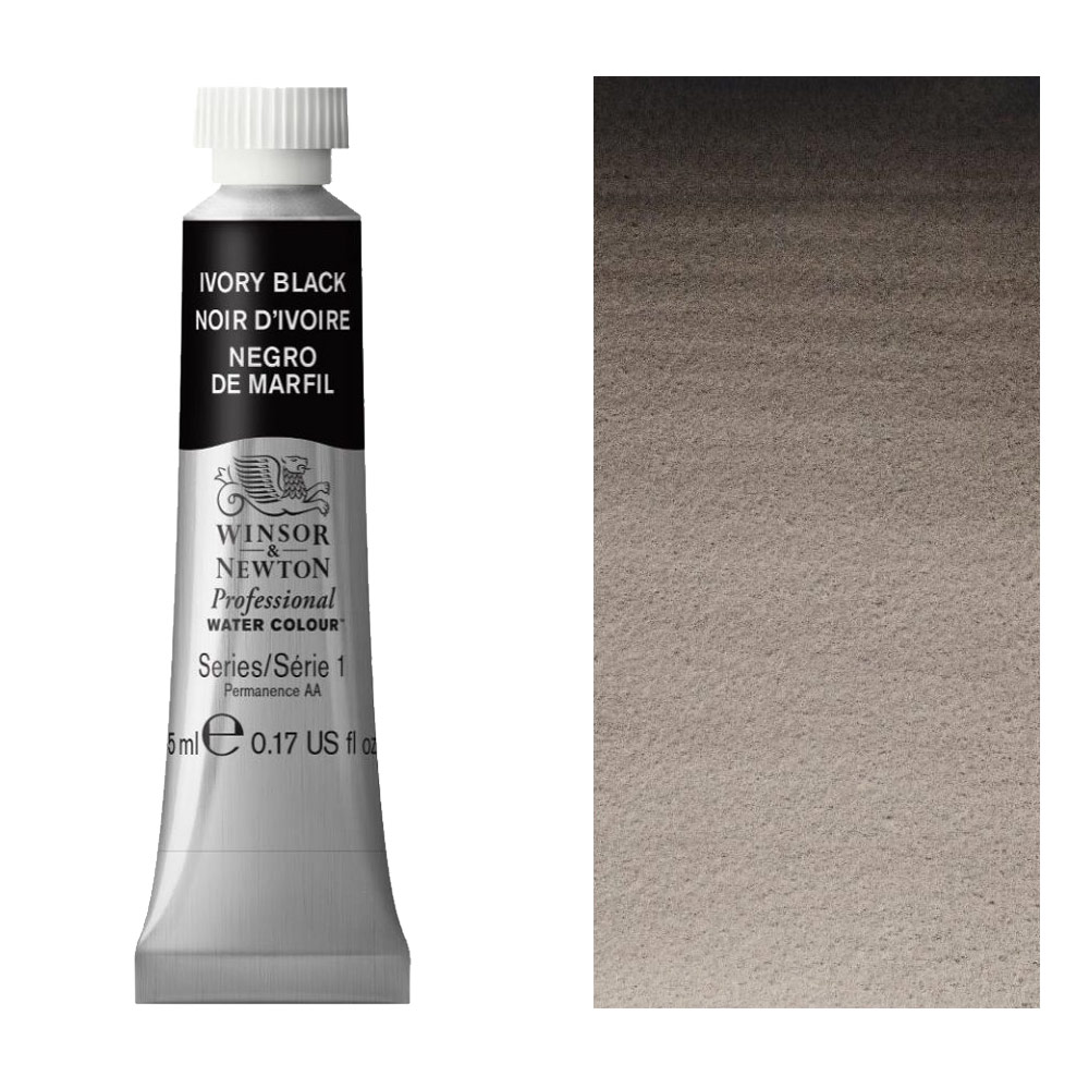 Winsor & Newton Professional Watercolour 5ml Ivory Black
