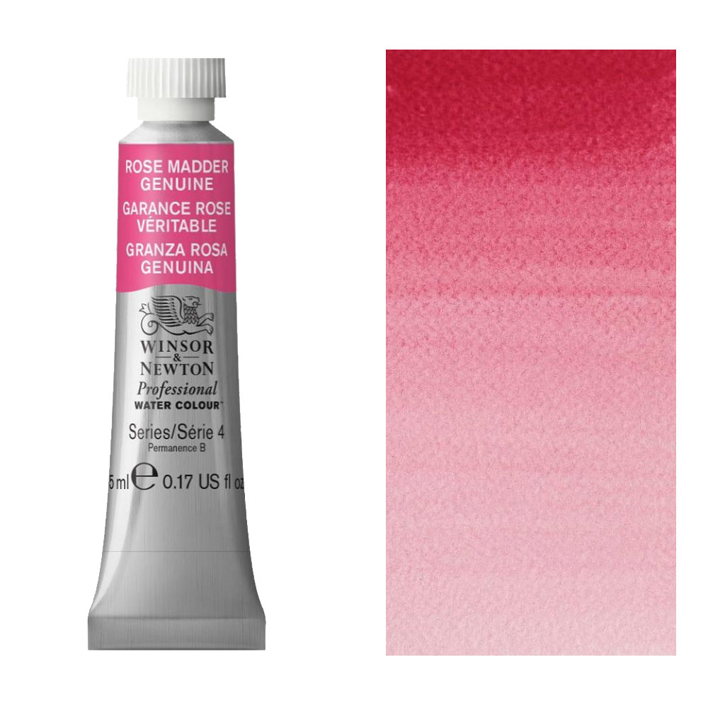 Winsor & Newton Professional Watercolour 5ml Rose Madder Genuine