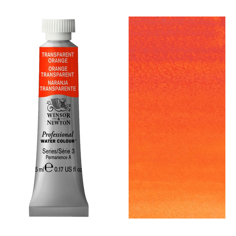 Winsor & Newton Professional Watercolour 5ml Transparent Orange