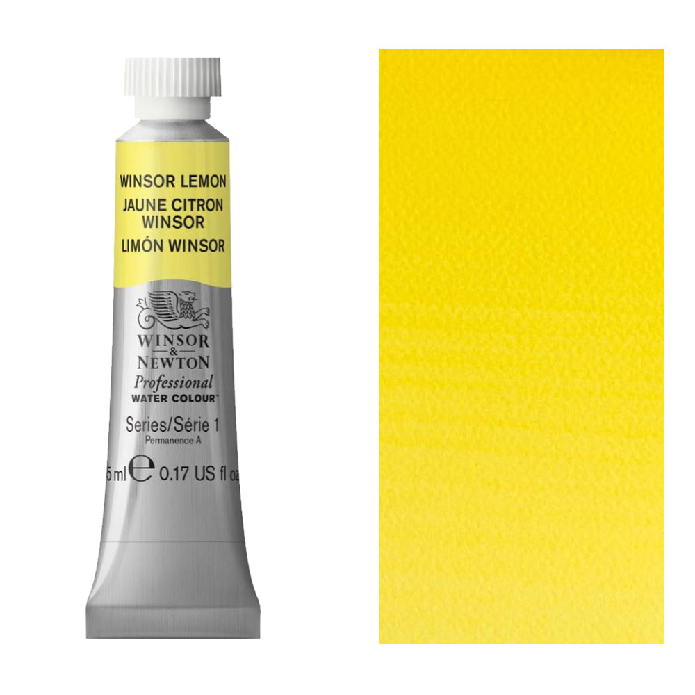 Winsor & Newton Professional Watercolour 5ml Winsor Lemon
