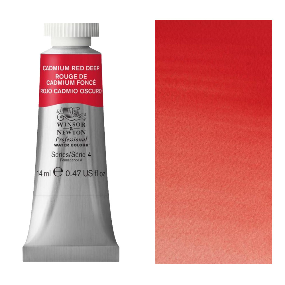 Winsor & Newton Professional Watercolour 14ml Cadmium Red Deep
