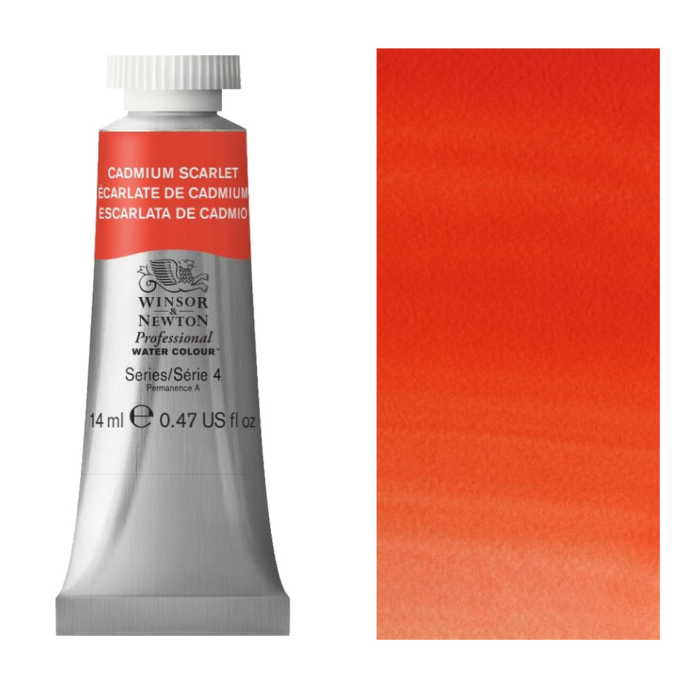 Winsor & Newton Professional Watercolour 14ml Cadmium Scarlet