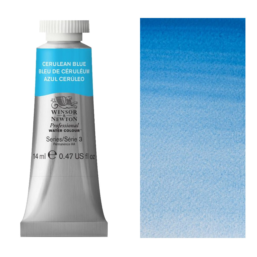 Winsor & Newton Professional Watercolour 14ml Cerulean Blue