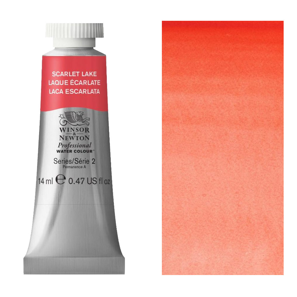 Winsor & Newton Professional Watercolour 14ml Scarlet Lake