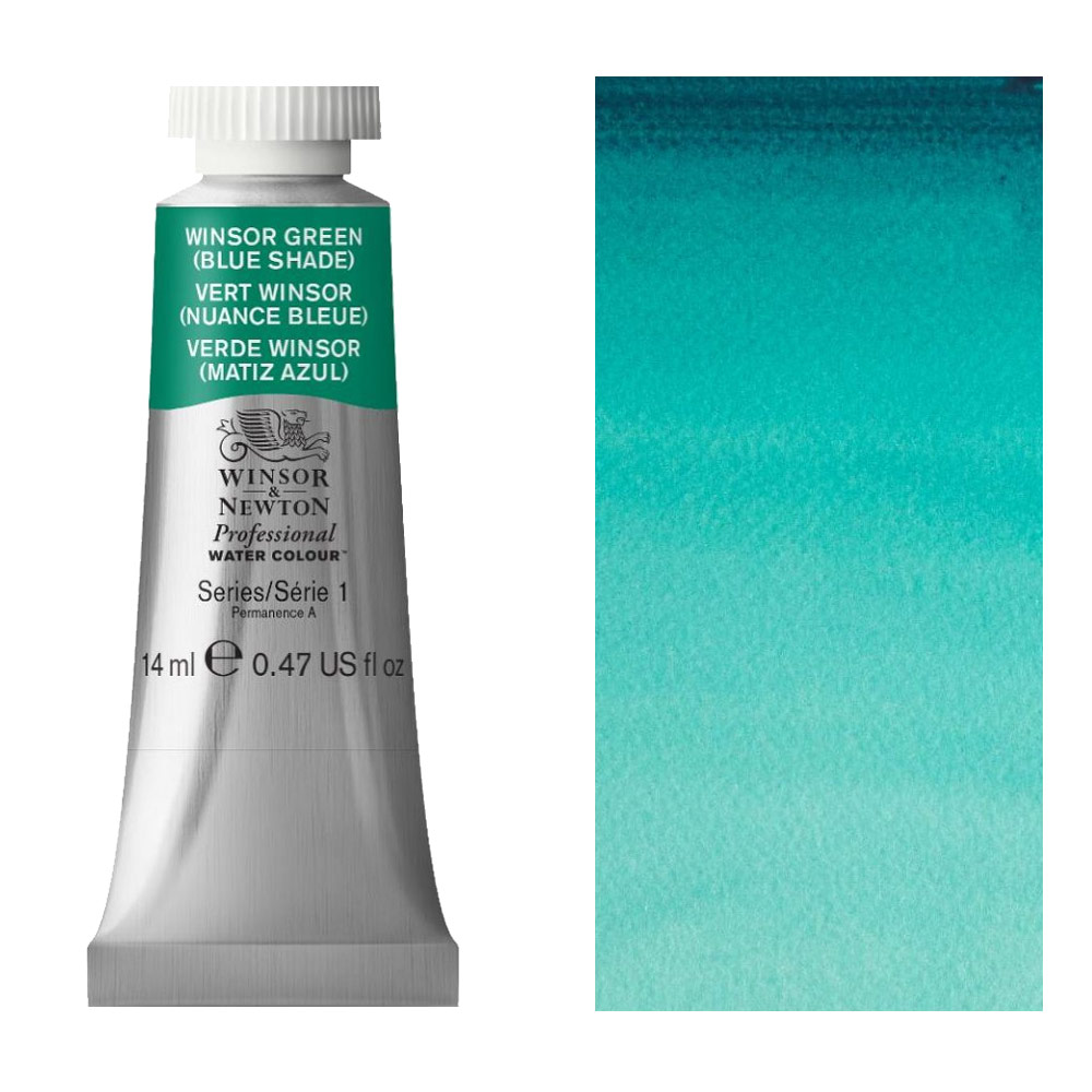 Winsor & Newton : Professional Watercolour Paint : 14ml : Cobalt Turquoise  Light