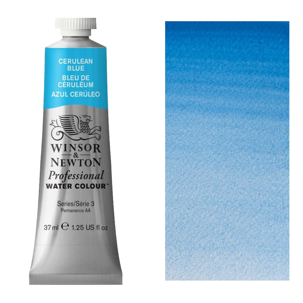 Winsor & Newton Professional Watercolour 37ml Cerulean Blue